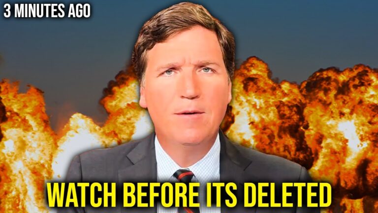 Tucker Carlson – “i’m RISKING everything to share this with you!”