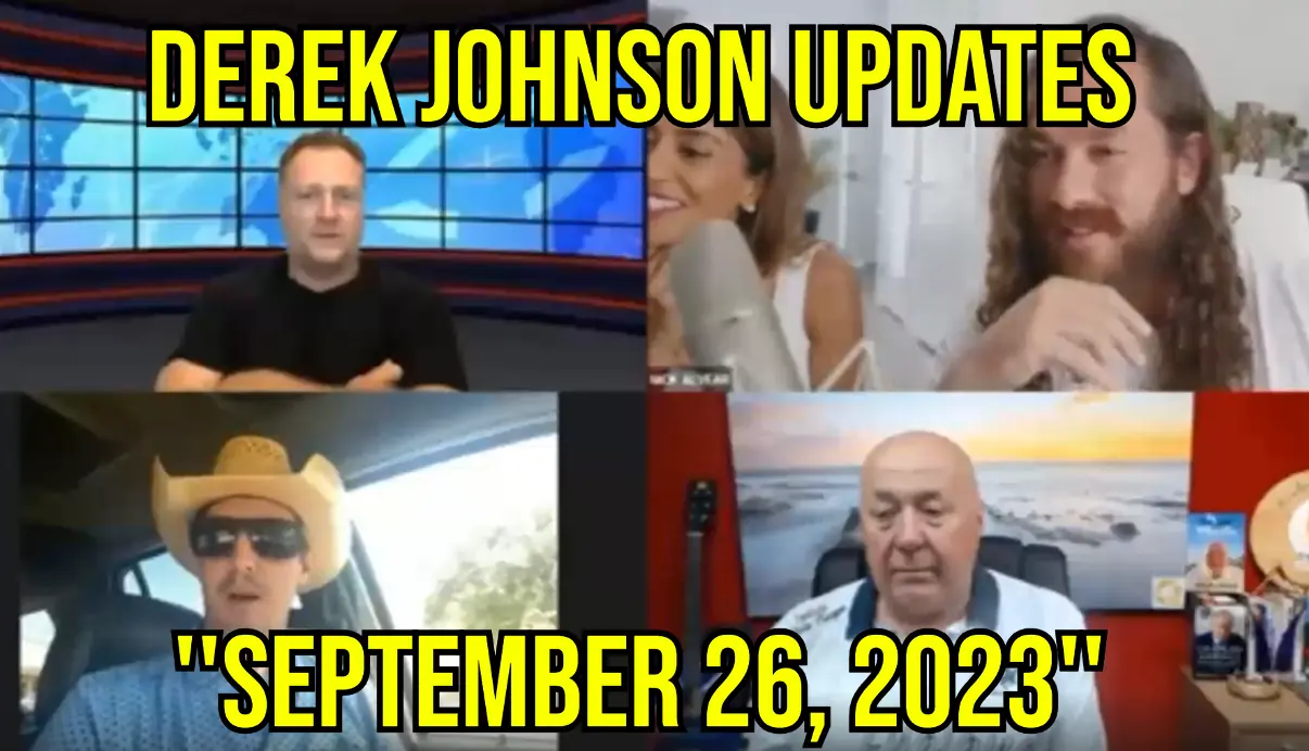 Derek Johnson & Charlie Ward Huge Intel: "Derek Johnson Updates 'September 26, 2023"