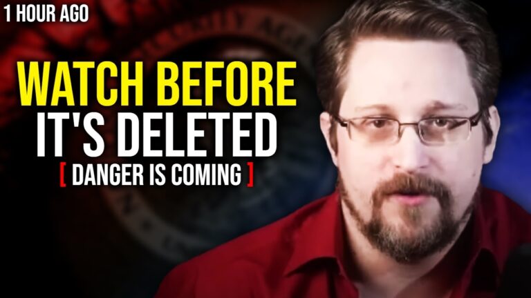 So, This is why he disappeared… (he is exposing everything now) | Edward Snowden