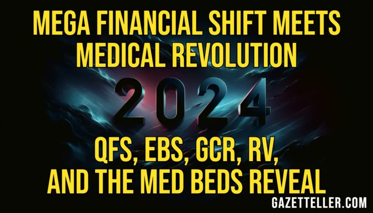 BREAKING! 2024’s Mega Financial Shift Meets Medical Revolution: QFS, EBS, GCR, RV, and the Med Beds Reveal – The Future is Now!