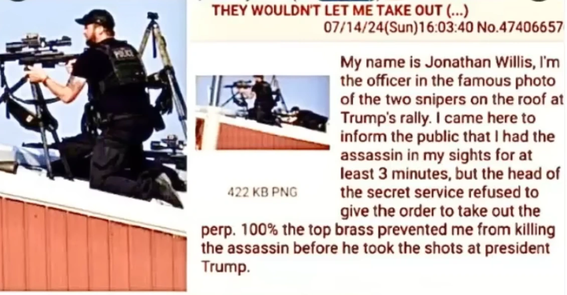 BREAKING! Counter-Sniper Ordered Not to Engage: Arrested and Fired for Defying Orders During Trump Assassination Attempt