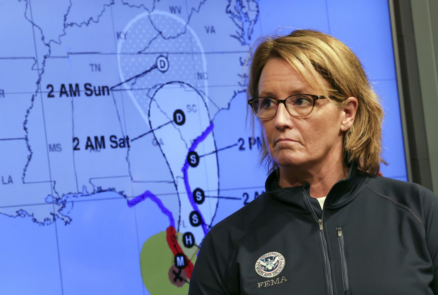 FEMA Director Deanne Criswell Beaten “to Pulp” at GITMO after Guards Find Phone in Her Cell